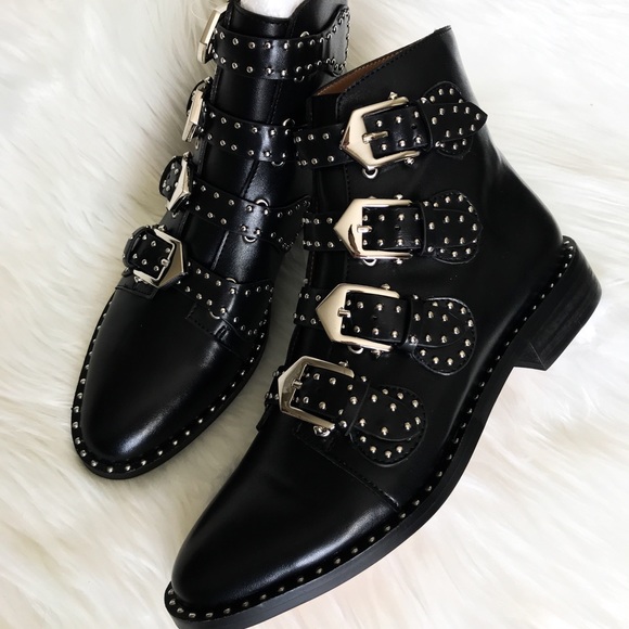 Jessica Buurman Studded Buckle Ankle 